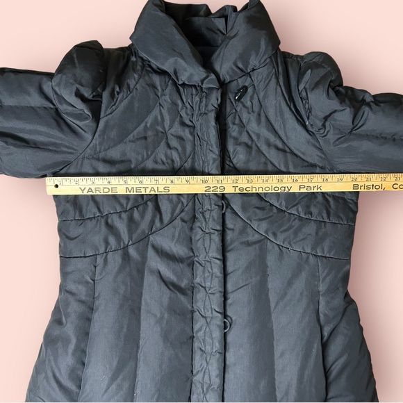 Vintage 70s 80s Women’s Black Long Down Puffer Coat - Picture 5 of 14